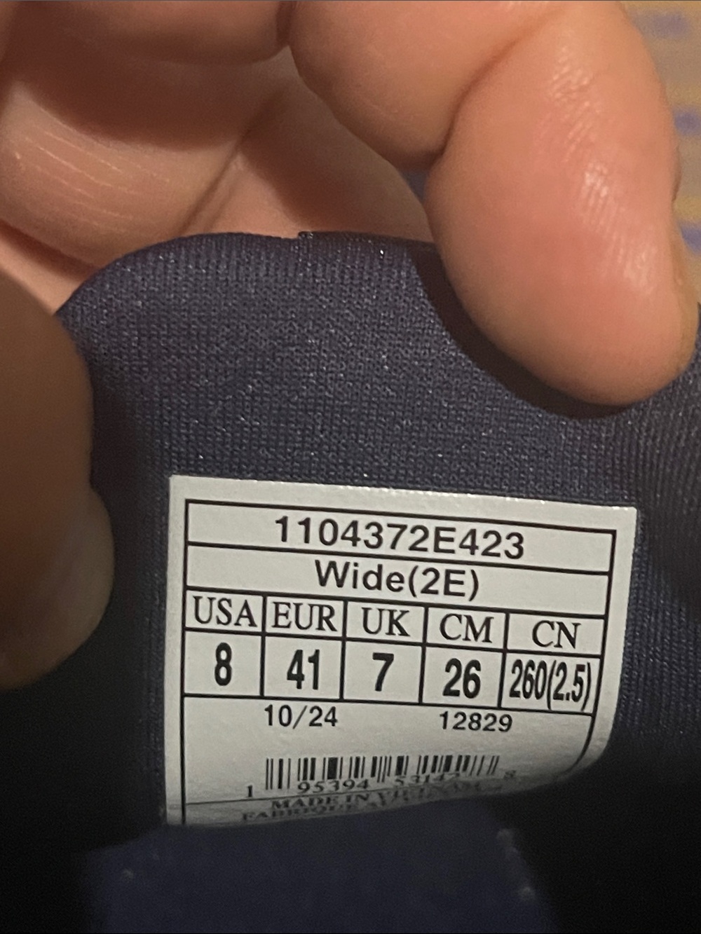 Brooks Men's Adrenaline GTS 24 Navy with Black and Lime - Picture 12 of 12